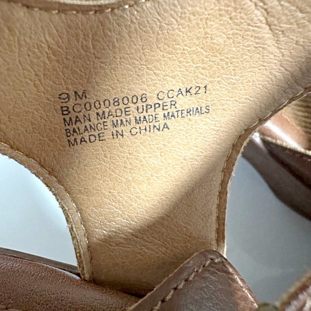 Born Brown Leather Clog Heels - Picture 10 of 11